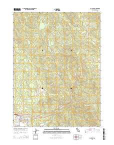 Blue Lake 2015 topographic map thumbnail