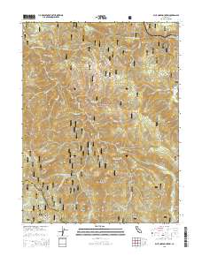 Blue Nose Mountain 2015 topographic map thumbnail