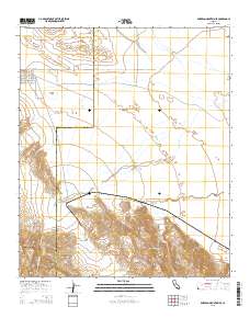 Borrego Mountain SE 2015 topographic map thumbnail