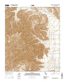 Borrego Palm Canyon 2015 topographic map thumbnail