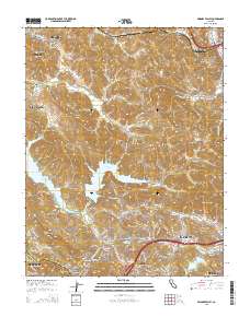 Briones Valley 2015 topographic map thumbnail