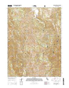Brushy Mountain 2015 topographic map thumbnail