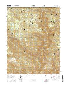 Buckhorn Peak 2015 topographic map thumbnail
