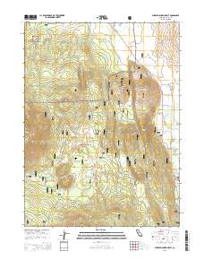 Burney Mountain East 2015 topographic map thumbnail