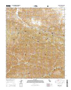 Burnt Peak 2015 topographic map thumbnail
