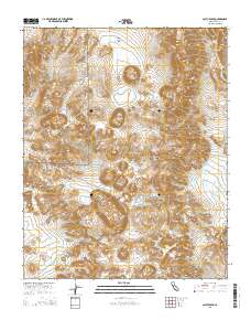 Cactus Peak 2015 topographic map thumbnail