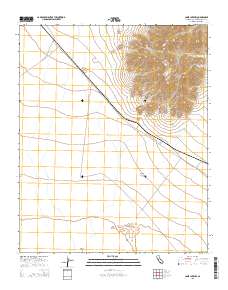 Cadiz Lake NW 2015 topographic map thumbnail