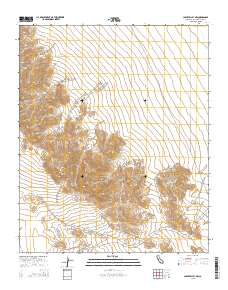 Cadiz Valley NW 2015 topographic map thumbnail
