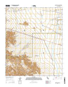 Cadiz Valley SE 2015 topographic map thumbnail