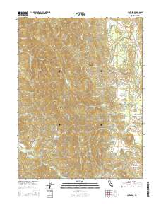 Cahto Peak 2015 topographic map thumbnail