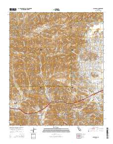 Calabasas 2015 topographic map thumbnail