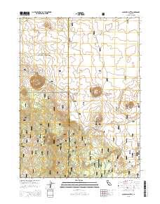 Caldwell Butte 2015 topographic map thumbnail