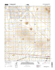 California City South 2015 topographic map thumbnail