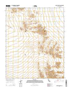 Calumet Mountains 2015 topographic map thumbnail