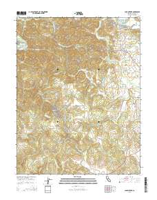 Camp Meeker 2015 topographic map thumbnail