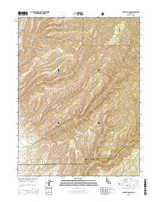 Campbell Mound 2015 topographic map thumbnail
