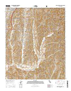 Canada Gobernadora 2015 topographic map thumbnail