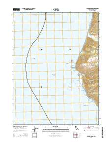 Cape Mendocino 2015 topographic map thumbnail