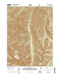 Caribou Lake 2015 topographic map thumbnail