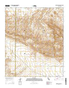 Carrizo Mountain 2015 topographic map thumbnail