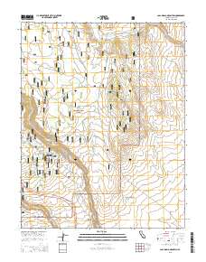 Casa Diablo Mountain 2015 topographic map thumbnail