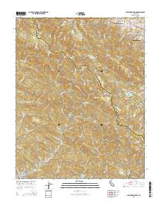 Castle Rock Ridge 2015 topographic map thumbnail