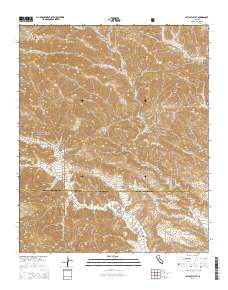 Catclaw Flat 2015 topographic map thumbnail