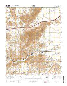 Cave Mountain 2015 topographic map thumbnail