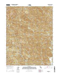 Cazadero 2015 topographic map thumbnail