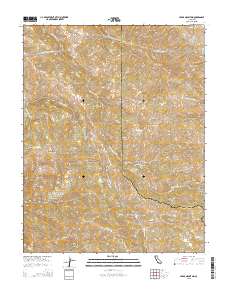 Cedar Mountain 2015 topographic map thumbnail