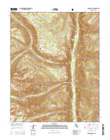 Chagoopa Falls 2015 topographic map thumbnail
