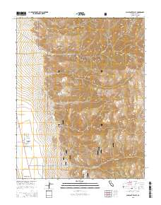 Chalfant Valley 2015 topographic map thumbnail
