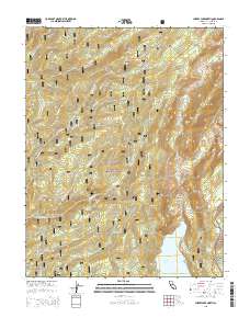 Cherry Lake North 2015 topographic map thumbnail