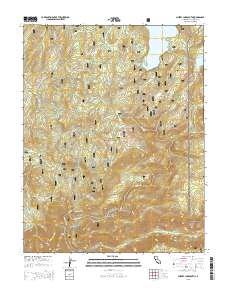 Cherry Lake South 2015 topographic map thumbnail