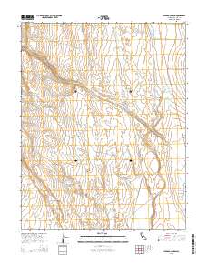 Chidago Canyon 2015 topographic map thumbnail