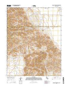 Chocolate Mountain 2015 topographic map thumbnail