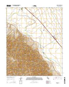 Chualar 2015 topographic map thumbnail