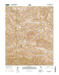 Ciervo Mountain 2015 topographic map thumbnail