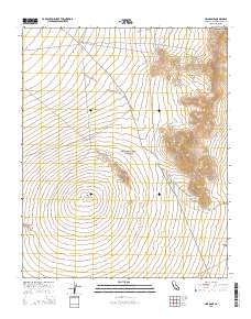 Cima Dome 2015 topographic map thumbnail