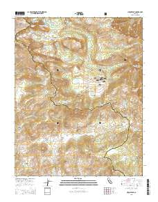 Cirque Peak 2015 topographic map thumbnail