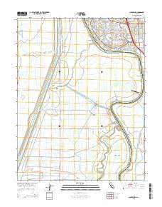 Clarksburg 2015 topographic map thumbnail