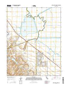 Clifton Court Forebay 2015 topographic map thumbnail