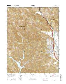 Cloverdale 2015 topographic map thumbnail