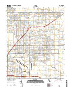 Clovis 2015 topographic map thumbnail