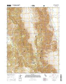 Coleville 2015 topographic map thumbnail