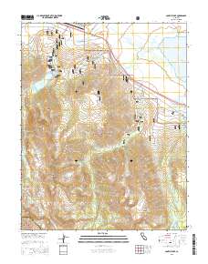 Convict Lake 2015 topographic map thumbnail