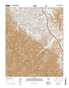 Corona South 2015 topographic map thumbnail