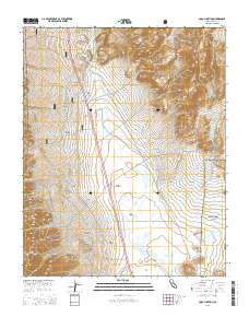 Coso Junction 2015 topographic map thumbnail