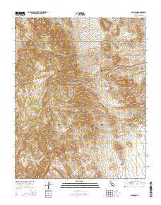 Coso Peak 2015 topographic map thumbnail