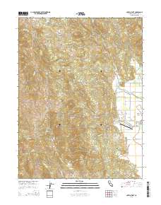 Covelo West 2015 topographic map thumbnail